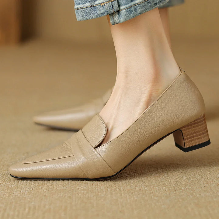 Naira Authentic Leather Heels