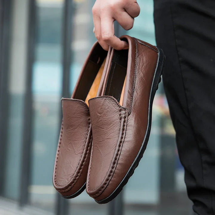 Genuine Leather Loafers for Men