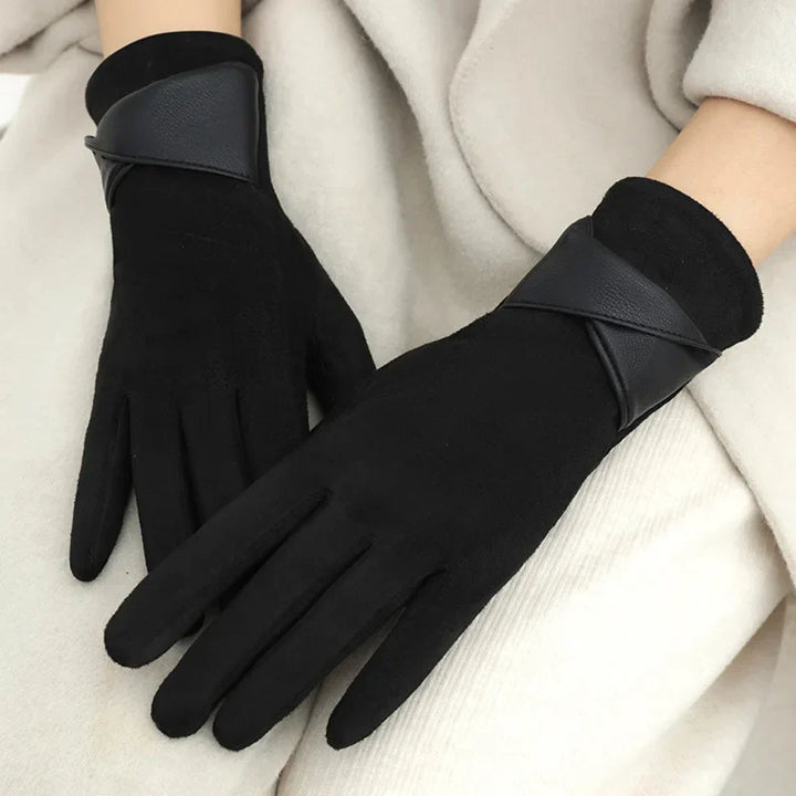 Elegant Suede Gloves by Madam
