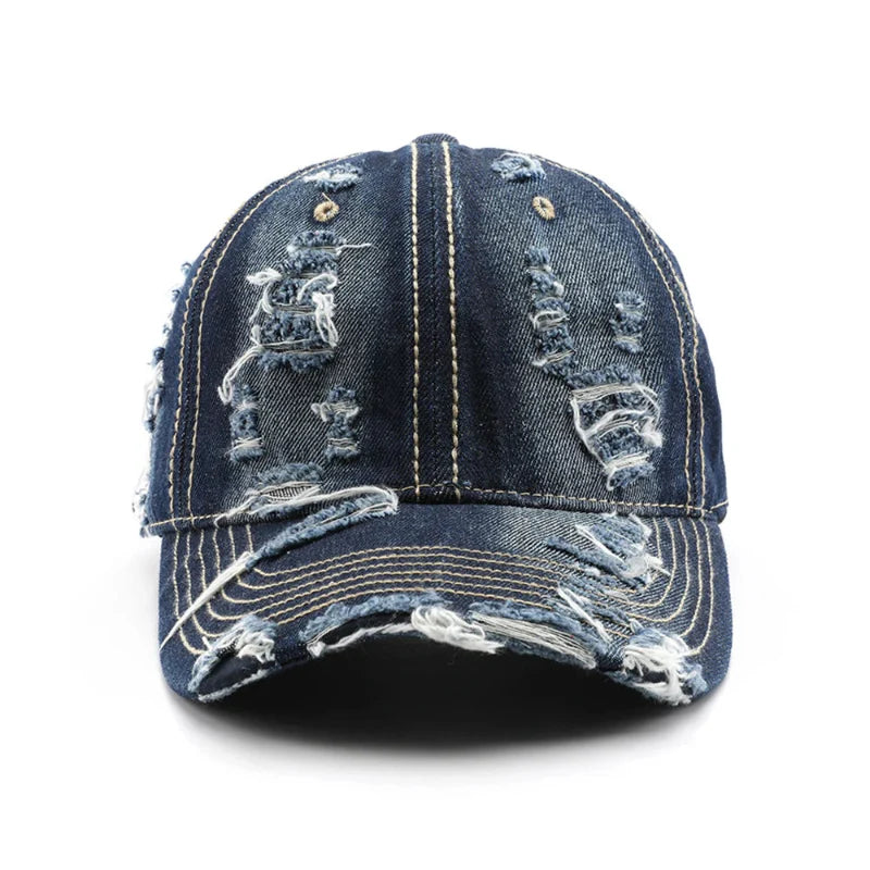 Retro Washed Denim Cap