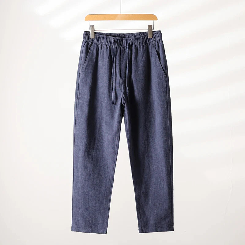 CASA COMFORT LINEN TROUSERS