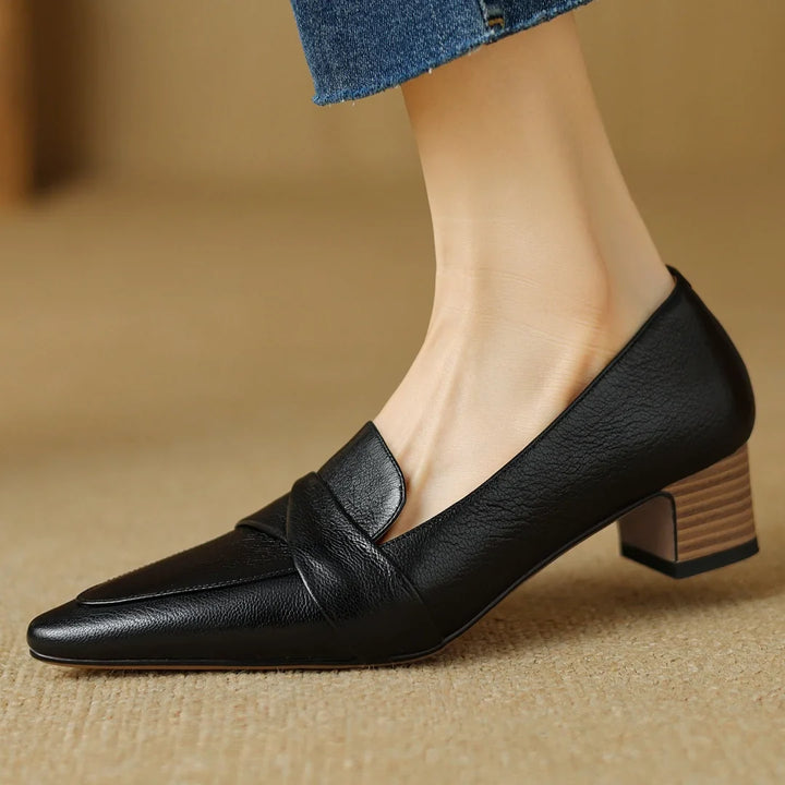 Naira Authentic Leather Heels