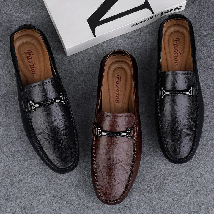 Kizar Genuine Leather Loafers