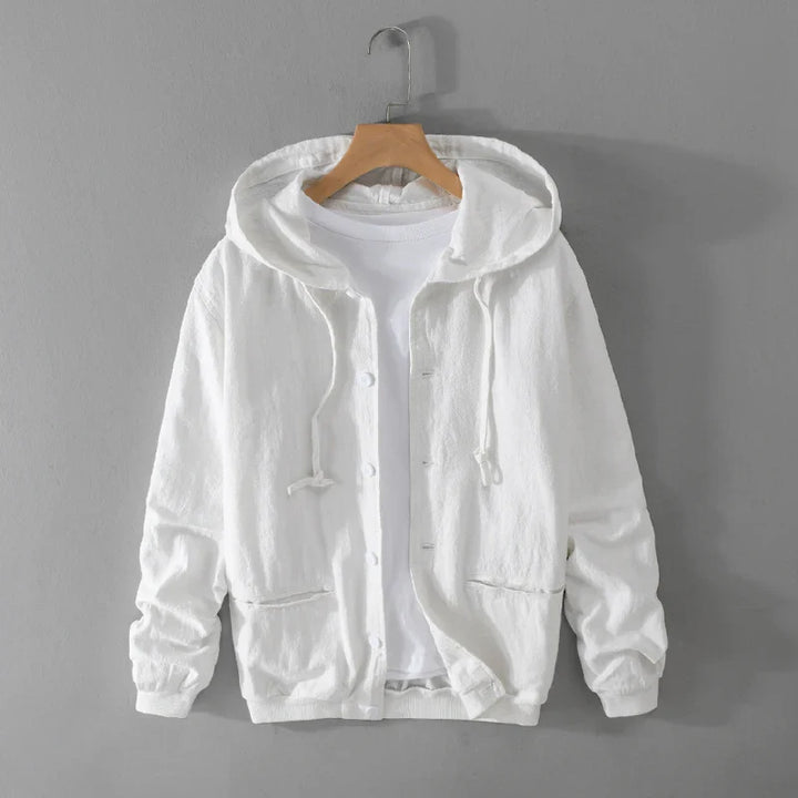 NOAM LINEN HOODIE SWEATER