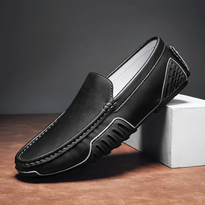 Authentic Leather Loafers by JACKSON