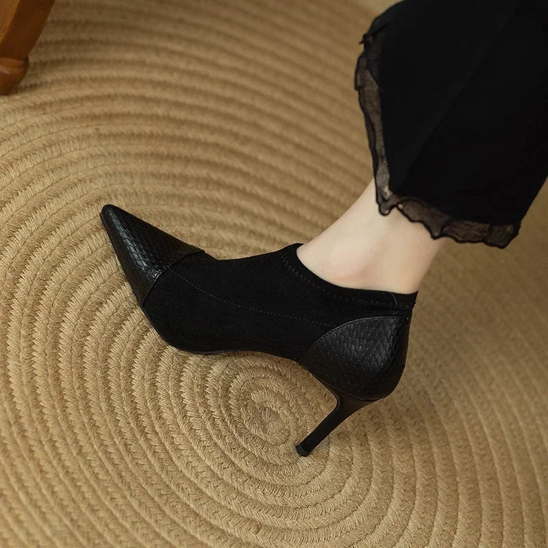 Veronica Genuine Leather Heels