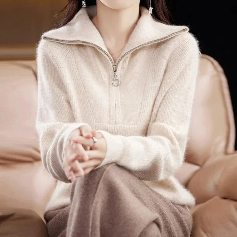 Mila Cashmere Half-Zip