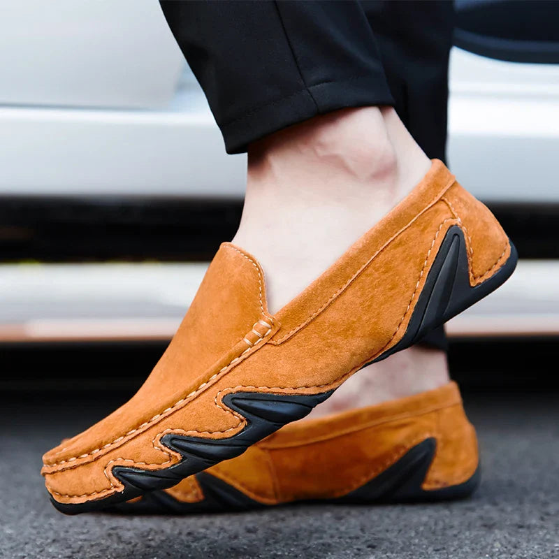 Alessandro Suede Slip-On Loafers