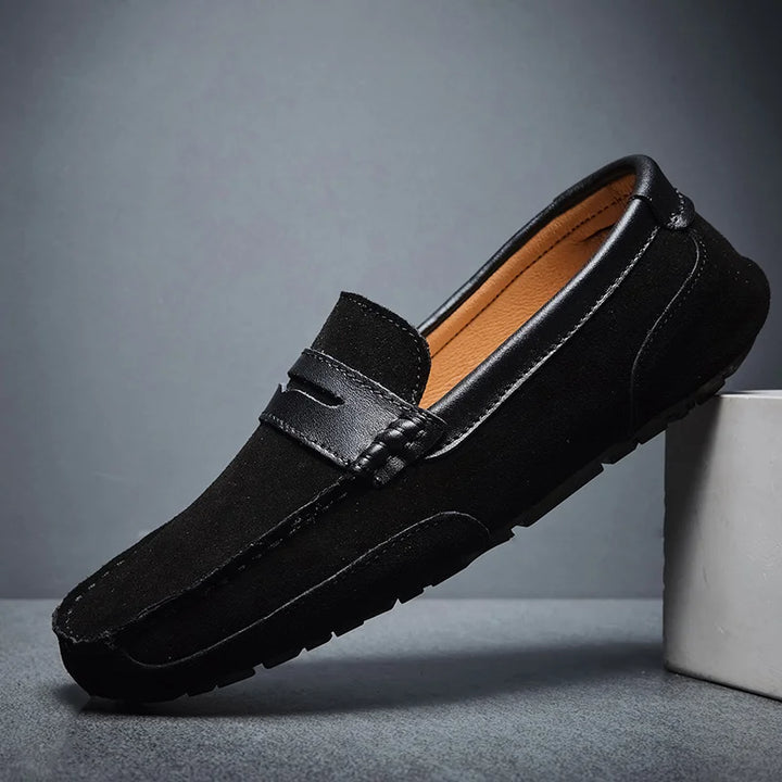 Suede Leather Loafers by Verdi