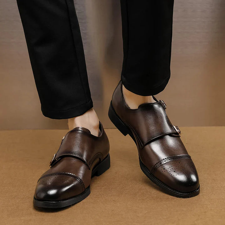 Antonio Double-Monk Strap Shoes