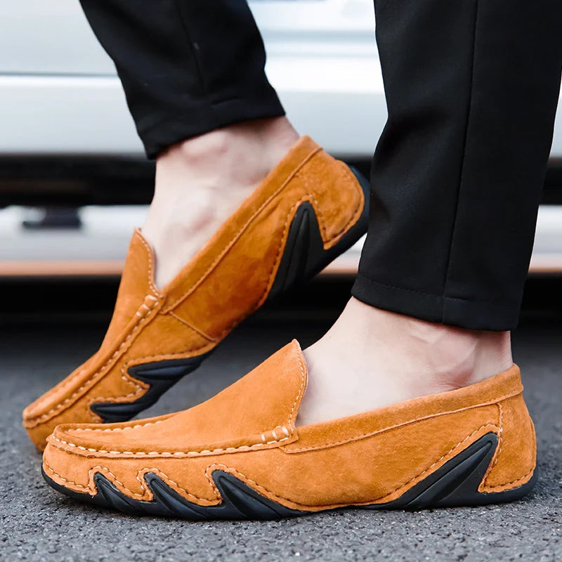 Alessandro Suede Slip-On Loafers