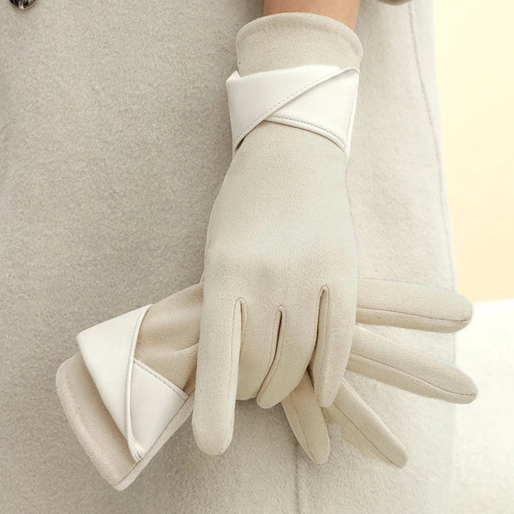 Elegant Suede Gloves by Madam