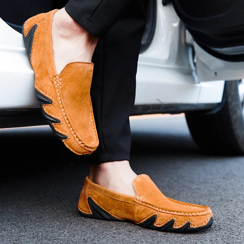 Alessandro Suede Slip-On Loafers