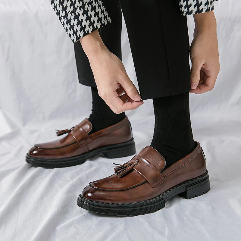 Cruz Authentic Leather Loafers