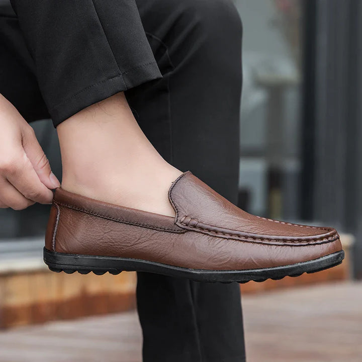 Genuine Leather Loafers for Men