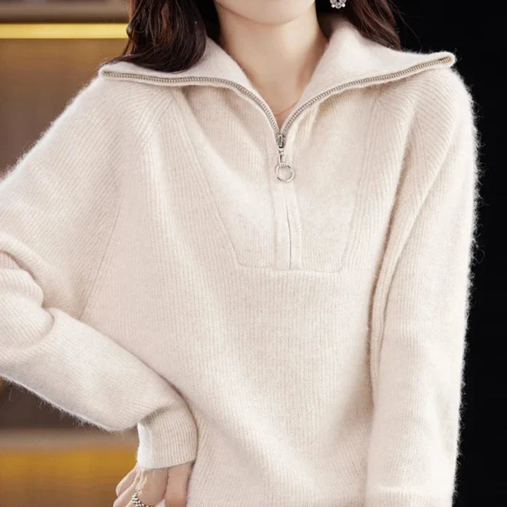 Mila Cashmere Half-Zip