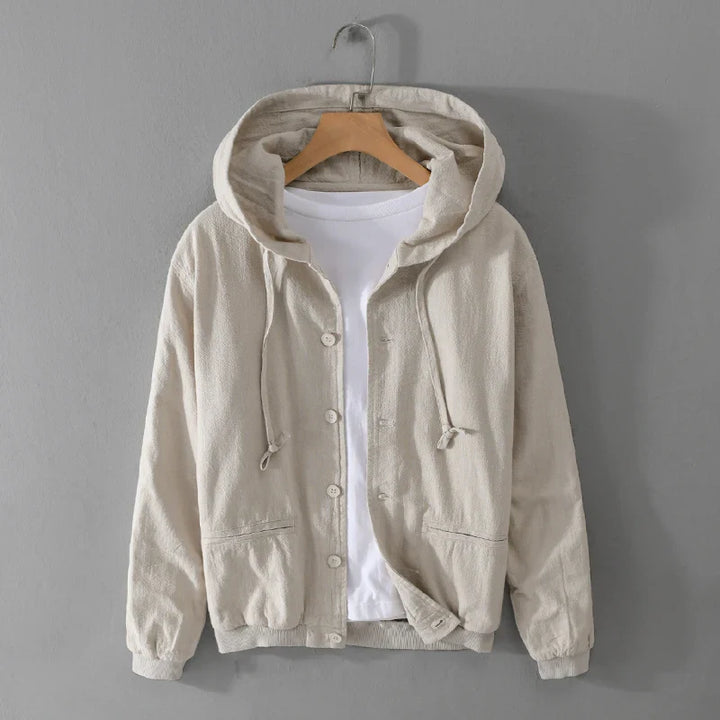 NOAM LINEN HOODIE SWEATER
