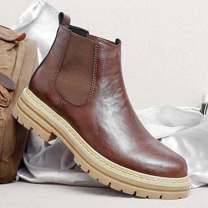 Authentic Leather Chelsea Boots