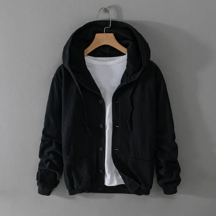 NOAM LINEN HOODIE SWEATER