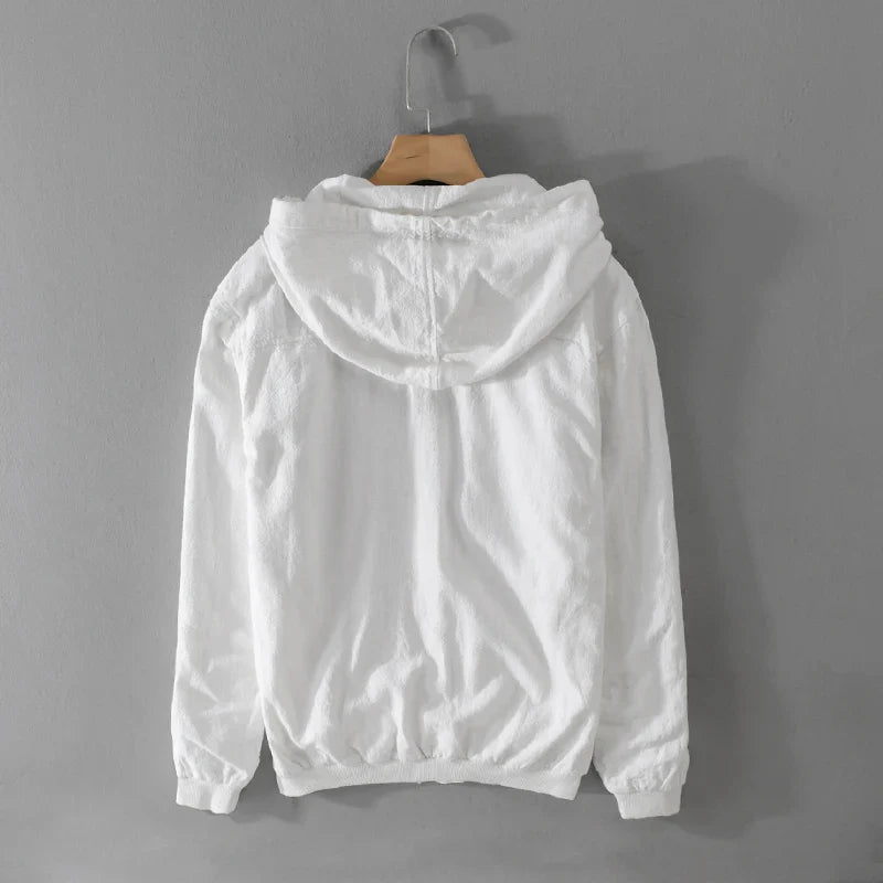 NOAM LINEN HOODIE SWEATER