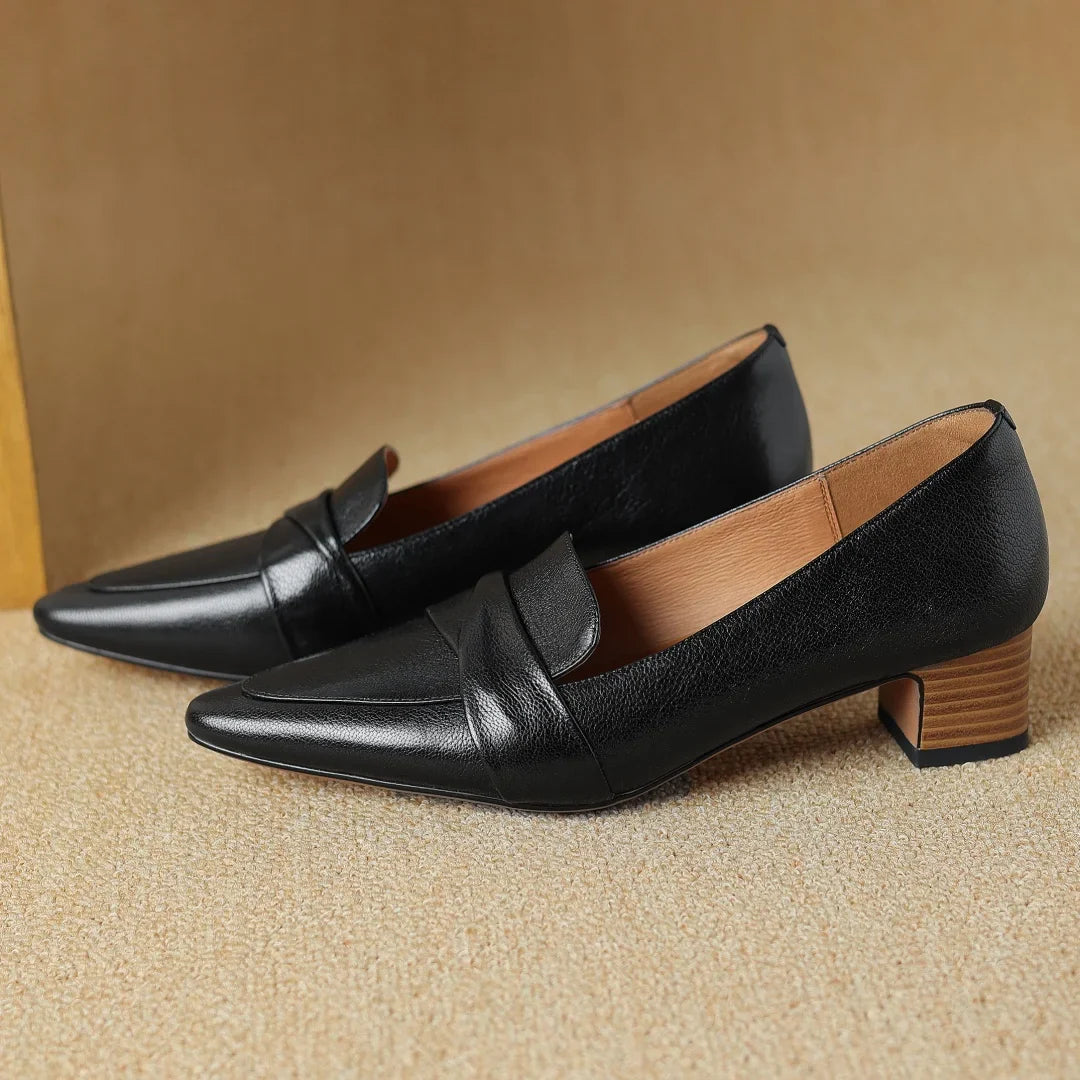 Naira Authentic Leather Heels