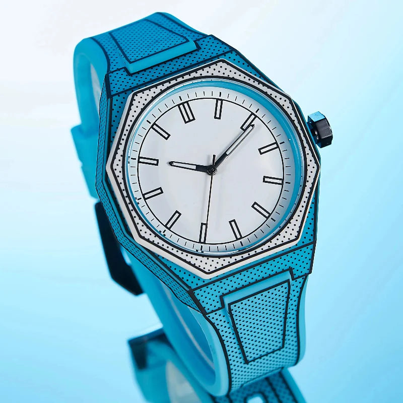 Three-Dimensional Outline Timepiece