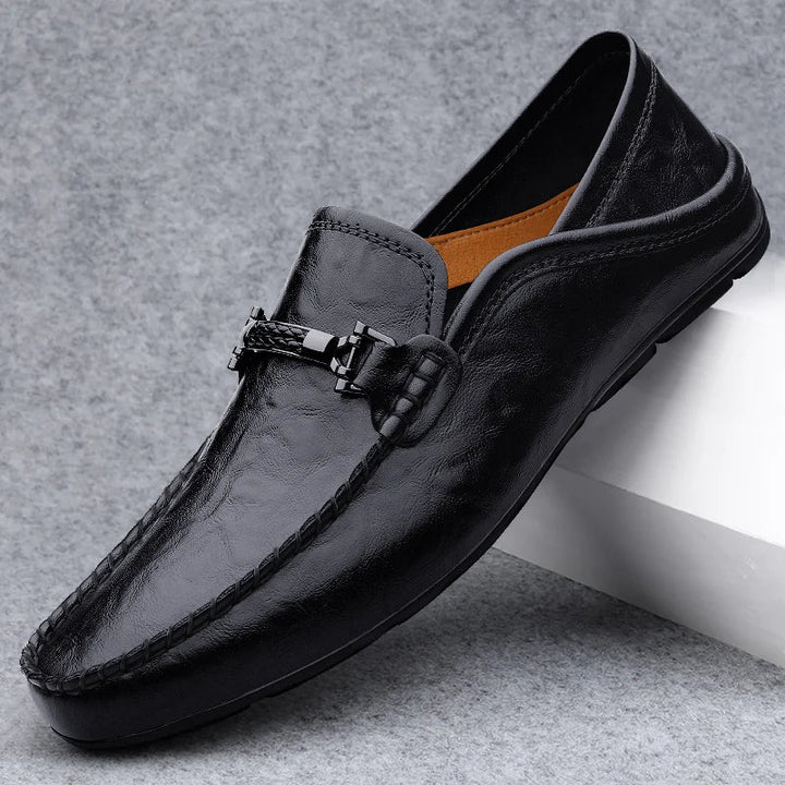 Kizar Genuine Leather Loafers
