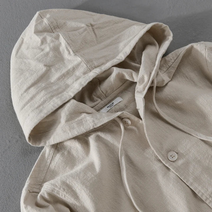 NOAM LINEN HOODIE SWEATER