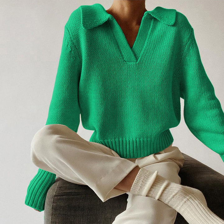 Riley Polo Sweater by Sofia Amoretti