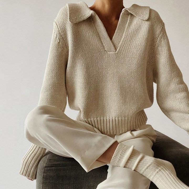 Riley Polo Sweater by Sofia Amoretti
