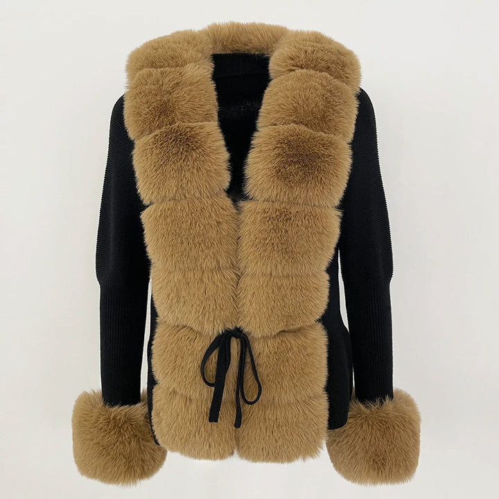 Sofia Amoretti Luxe Avalanche Fur Cardigan