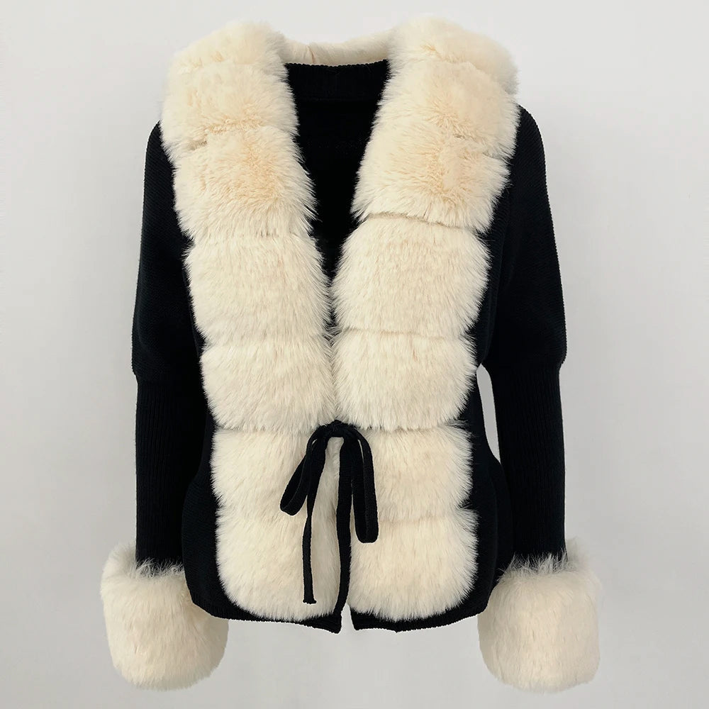 Sofia Amoretti Luxe Avalanche Fur Cardigan