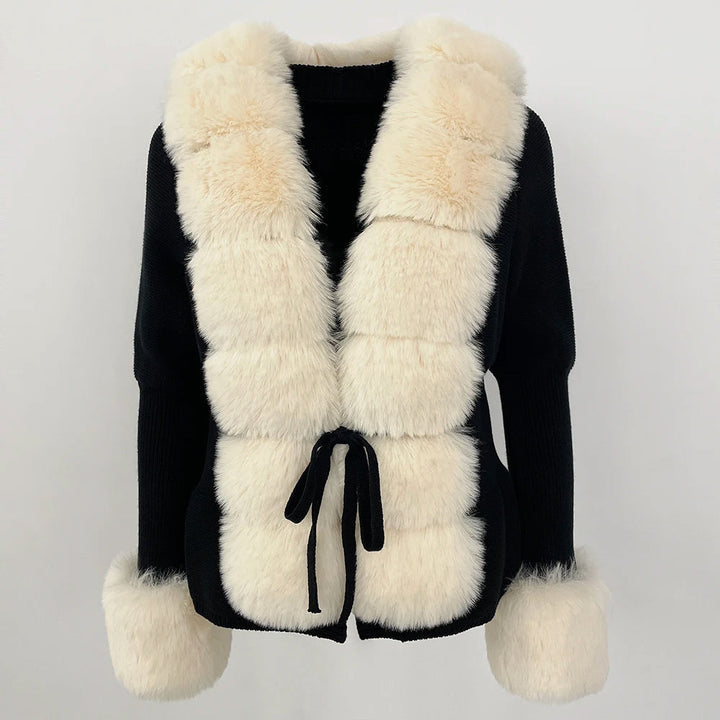 Sofia Amoretti Luxe Avalanche Fur Cardigan