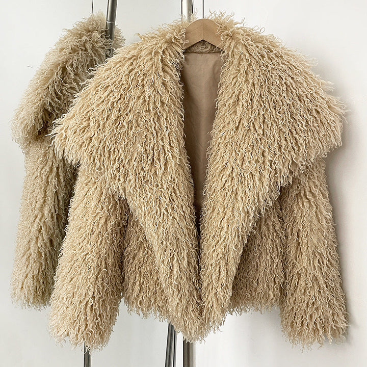 Sofia Amoretti Plush Curl Faux Fur Jacket