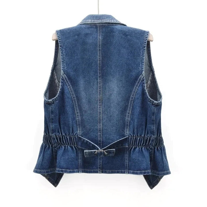 Celestial Denim Vest by Valentina Rossi
