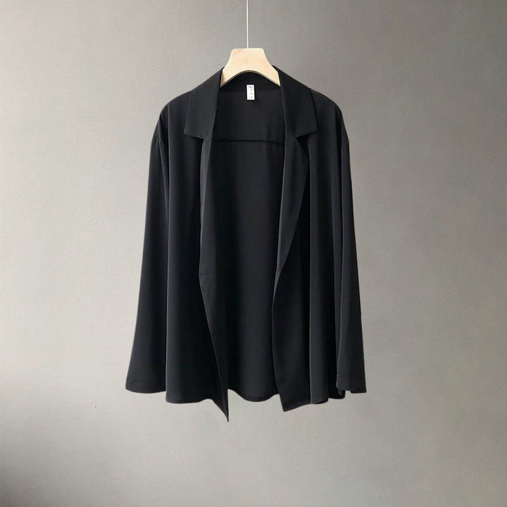 Valentina Rossi Pearl-Embellished Light Blazer