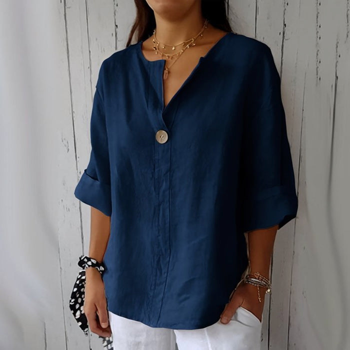 Valentina Rossi Linen Valence Blouse