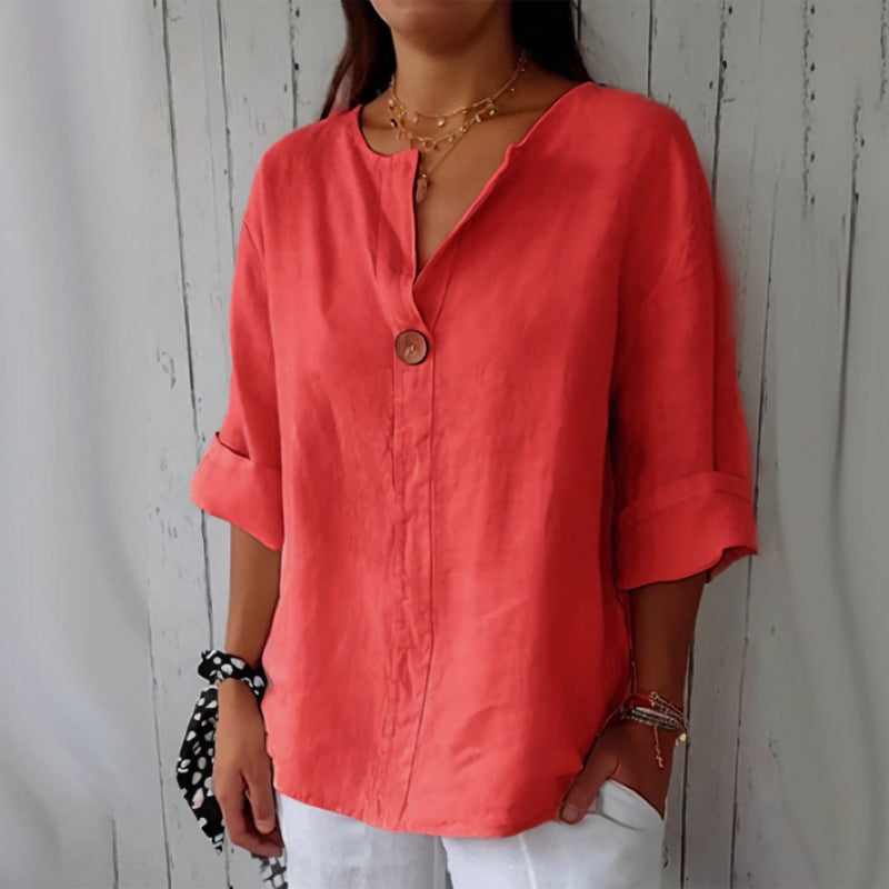 Valentina Rossi Linen Valence Blouse