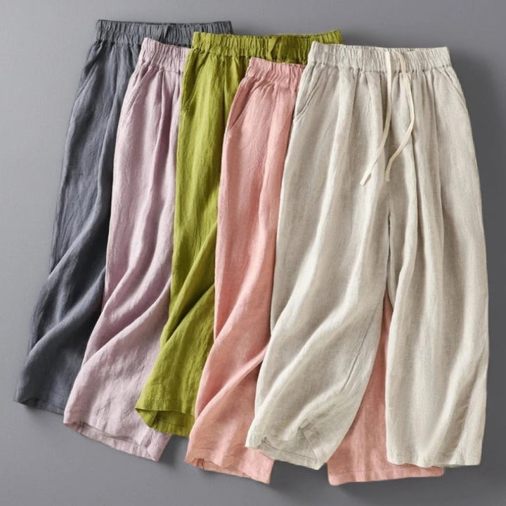 LINEN PANTS BY KATY