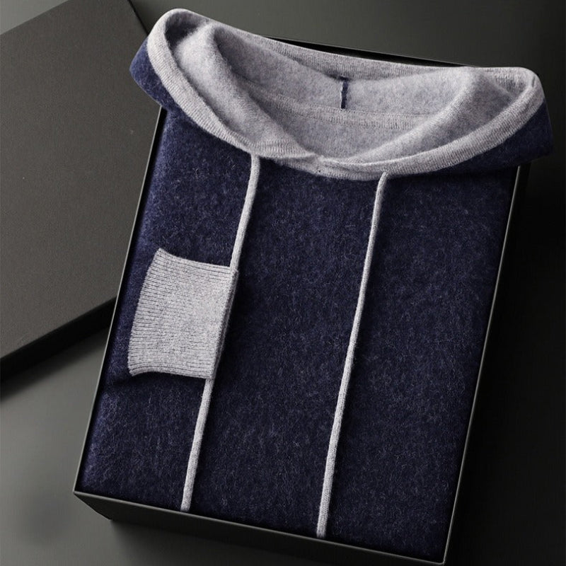 NOAM CASHMERE PULLOVER HOODIE