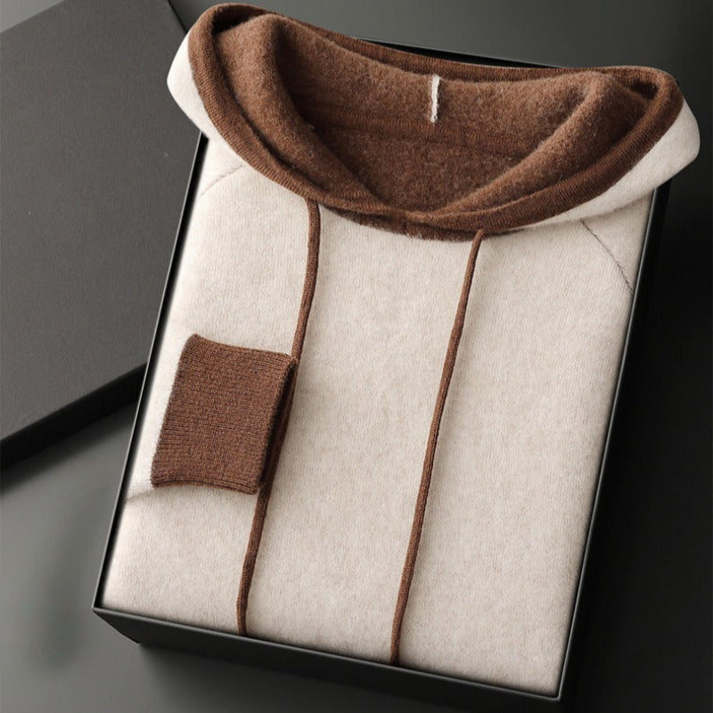 NOAM CASHMERE PULLOVER HOODIE
