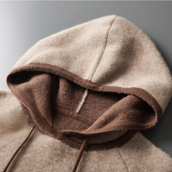 NOAM CASHMERE PULLOVER HOODIE