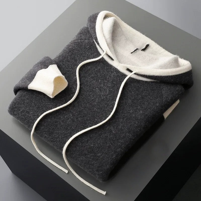 NOAM CASHMERE PULLOVER HOODIE
