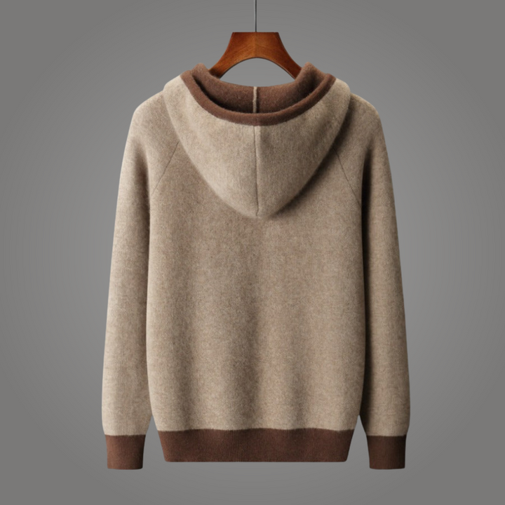 NOAM CASHMERE PULLOVER HOODIE