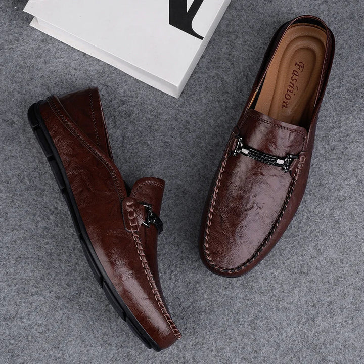 Kizar Genuine Leather Loafers