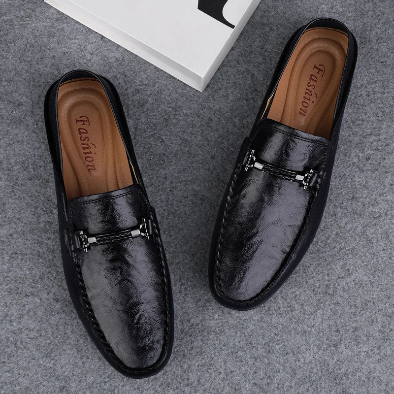 Kizar Genuine Leather Loafers