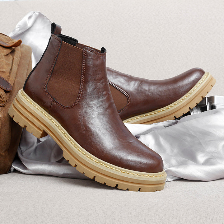 Authentic Leather Chelsea Boots