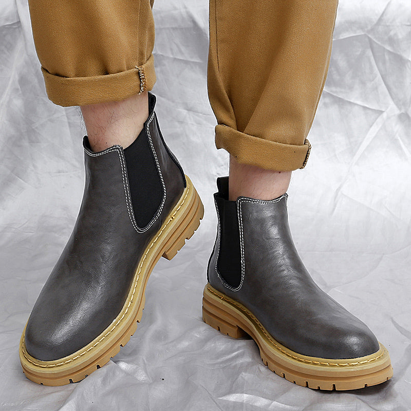 Authentic Leather Chelsea Boots