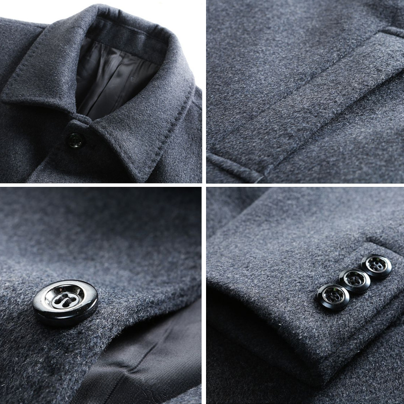 ADRIAN™ Classic Wool Overcoat