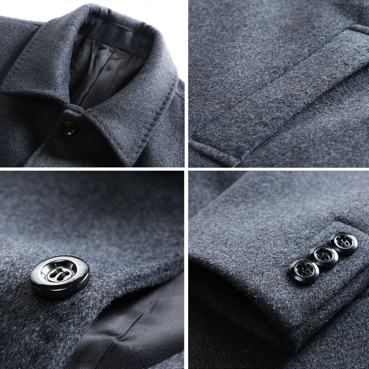 ADRIAN™ Classic Wool Overcoat